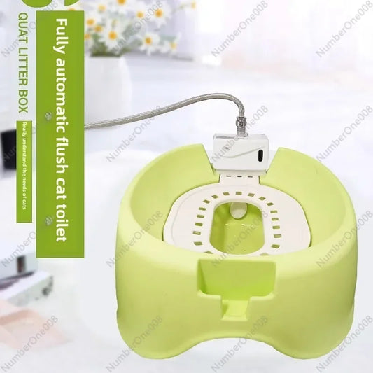 Automatic Self-Cleaning Cat Litter Box With Odor Control