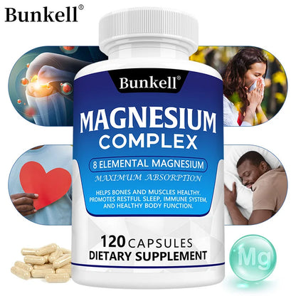 Magnesium Complex Capsules – Support Bones, Muscles & Sleep