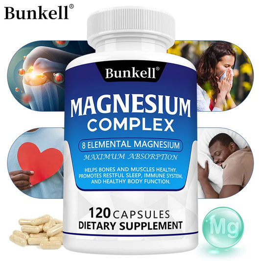Magnesium Complex Capsules – Support Bones, Muscles & Sleep