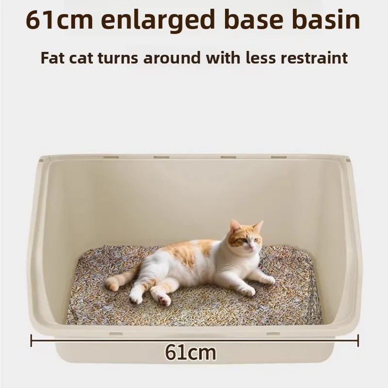 Automatic Self-Cleaning Cat Litter Box With Odor Control
