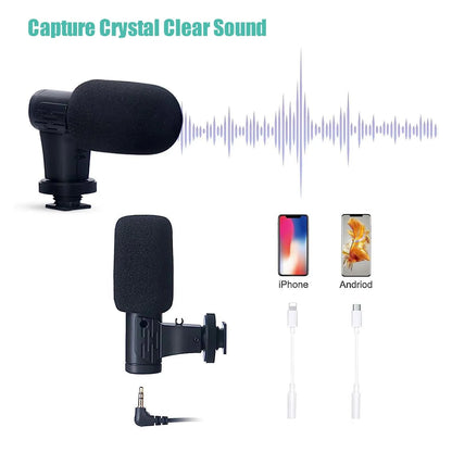 Smartphone Vlogging Kit with Tripod, Mic & LED Light - EverGrowMarkeplace