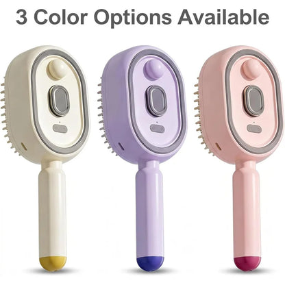 Electric Spray Scalp Massager Comb – Self-Cleaning