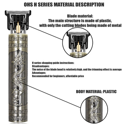 T9 Precision Hair Trimmer – 0 mm Detail & Beard Shaver