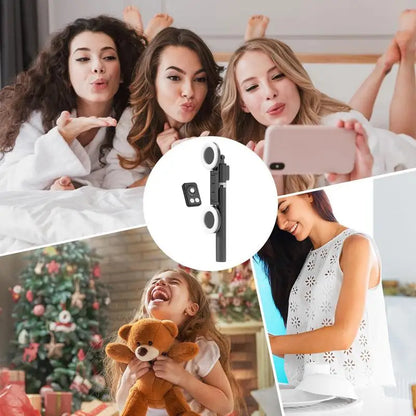 6-in-1 Selfie Stick Tripod with Dual Lights and Remote