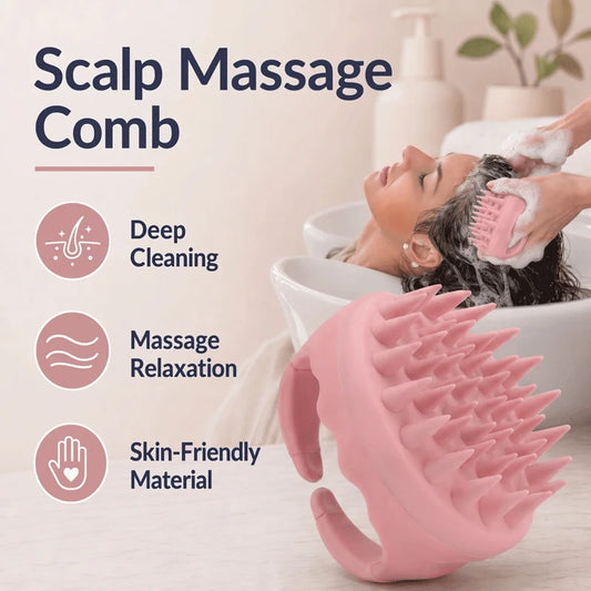 Hair Scalp Massager Shampoo Brush for Dandruff & Relief
