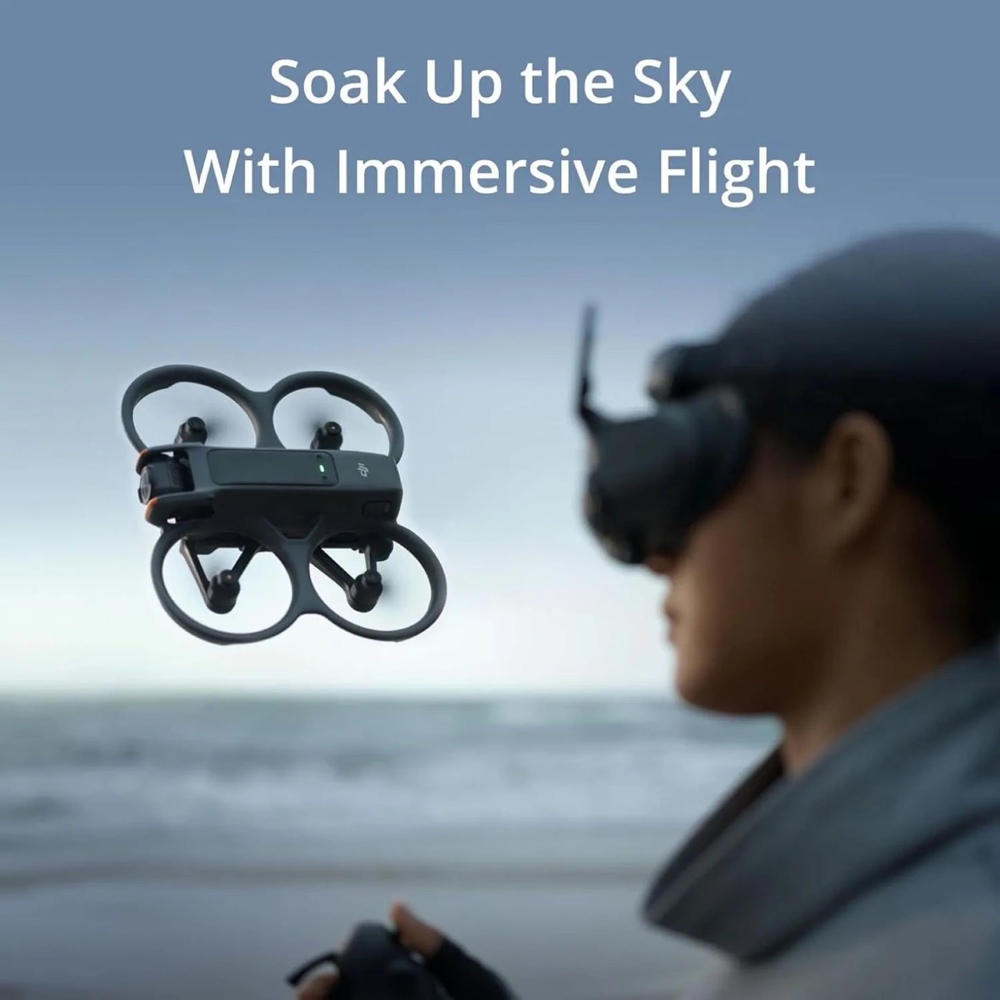 4K FPV Camera Drone With Goggles And Motion Controller
