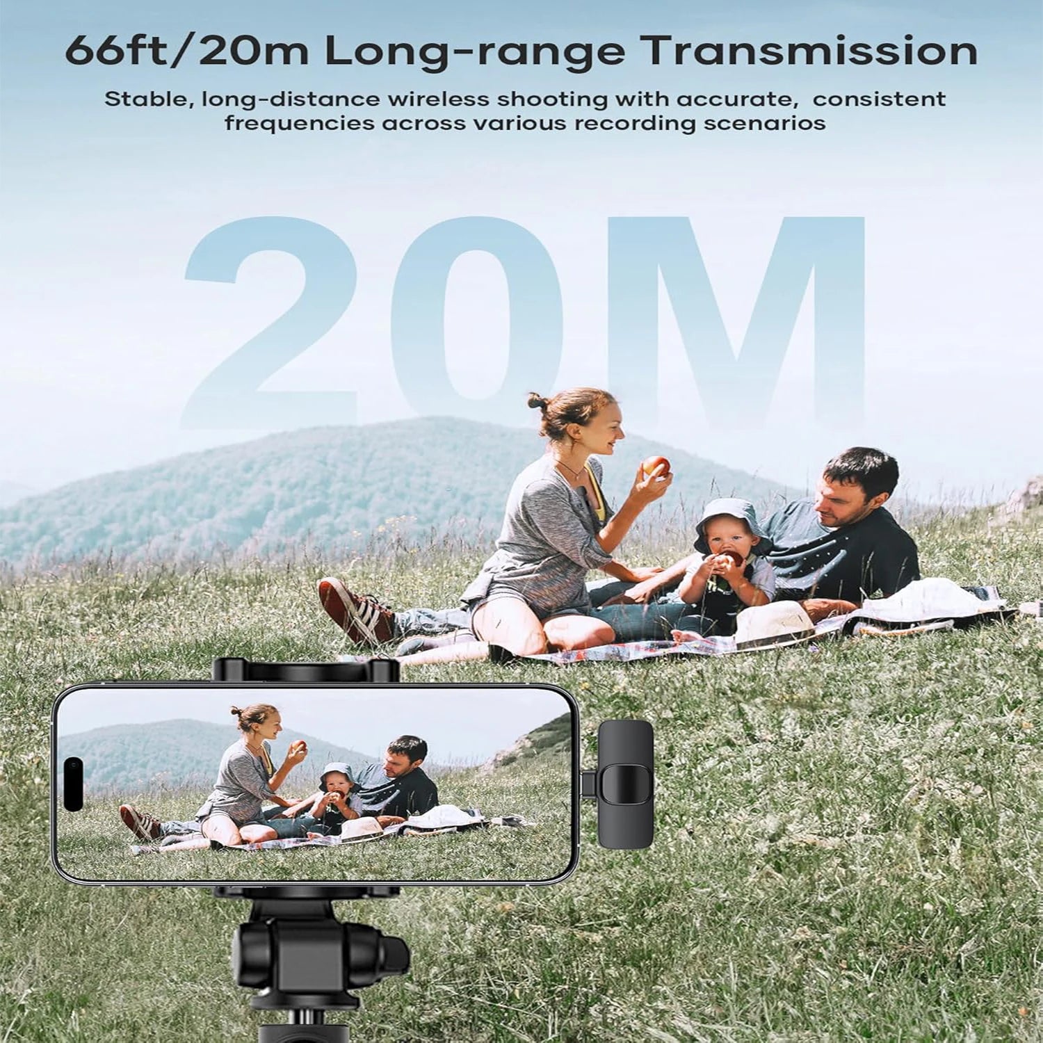 Wireless Lavalier Microphone Kit for iPhone – Dual Noise Reduction - EverGrowMarkeplace