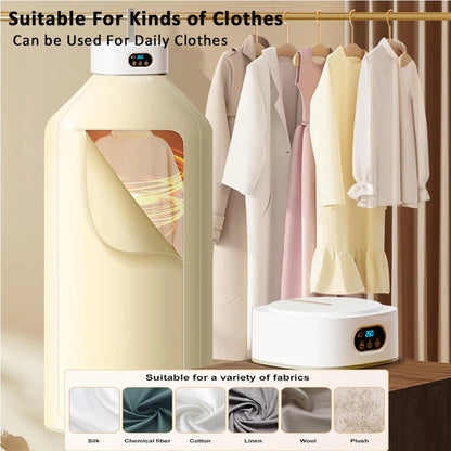 Portable Folding Electric Clothes Dryer With Timer - EverGrowMarkeplace