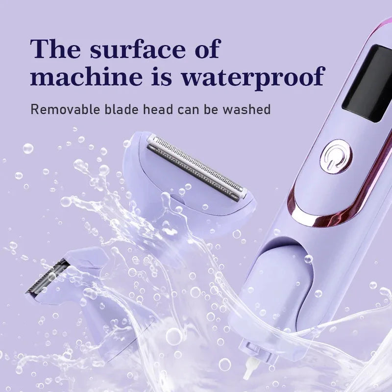 5-in-1 Electric Women’s Shaver – Cordless LCD Hair Trimmer