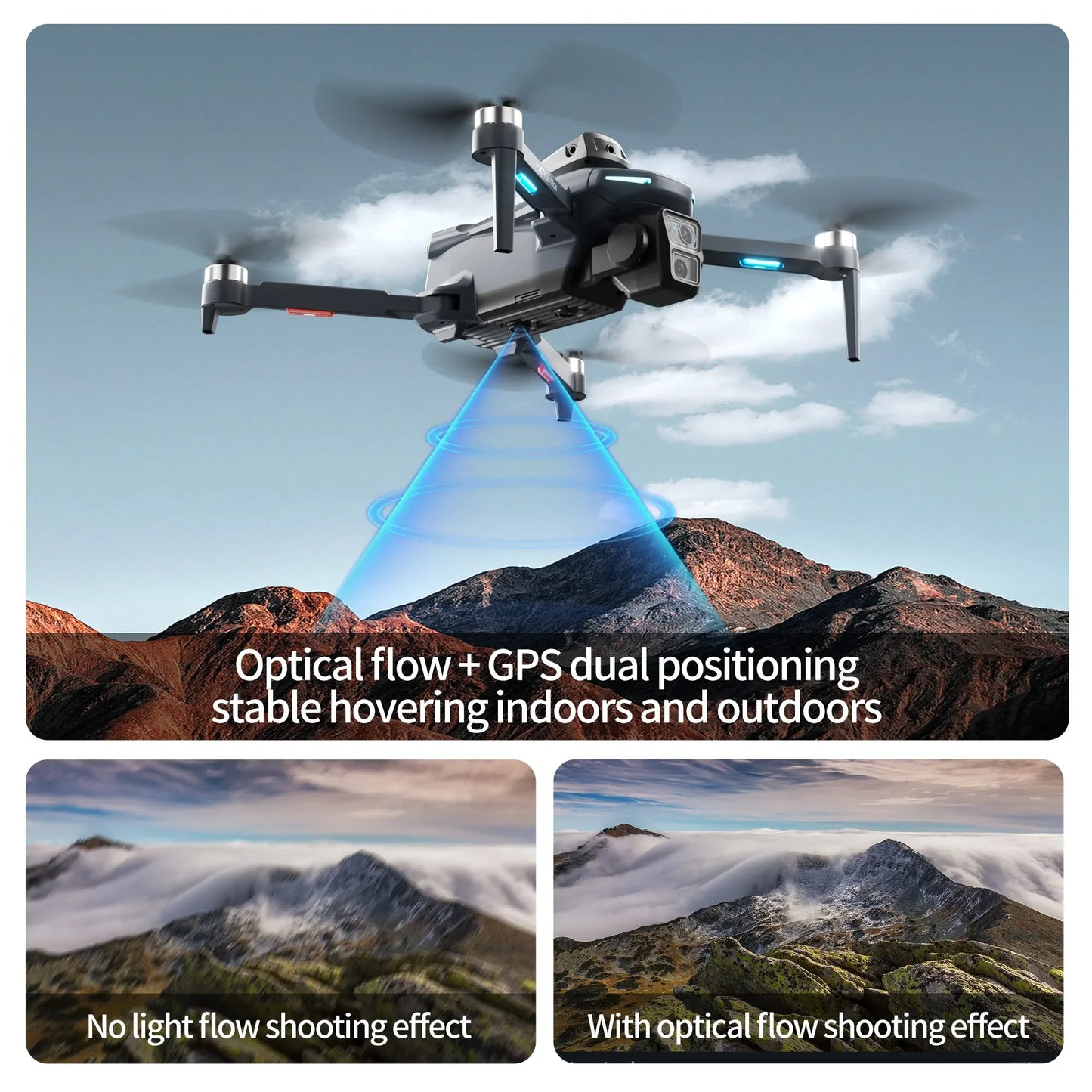 GPS Camera Drone With 8K EIS – 360° Obstacle Avoidance