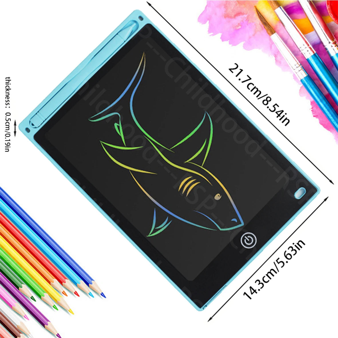 8.5" LCD Writing Tablet For Kids – Portable Drawing Pad