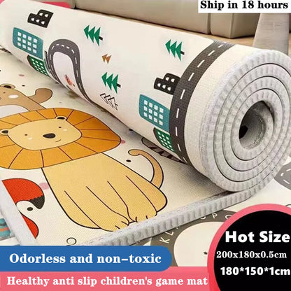 Foldable Baby Play Mat Foam Carpet – Soft, Non-Toxic - EverGrowMarkeplace
