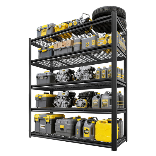 Heavy Duty Metal Storage Rack 5-Tier Adjustable Shelf