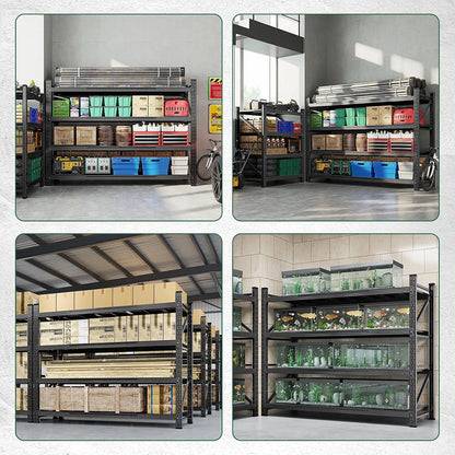 Heavy Duty Metal Garage Storage Shelving Unit 4-Tier