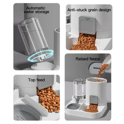 Automatic Cat Feeder And Water Dispenser – Gravity Design