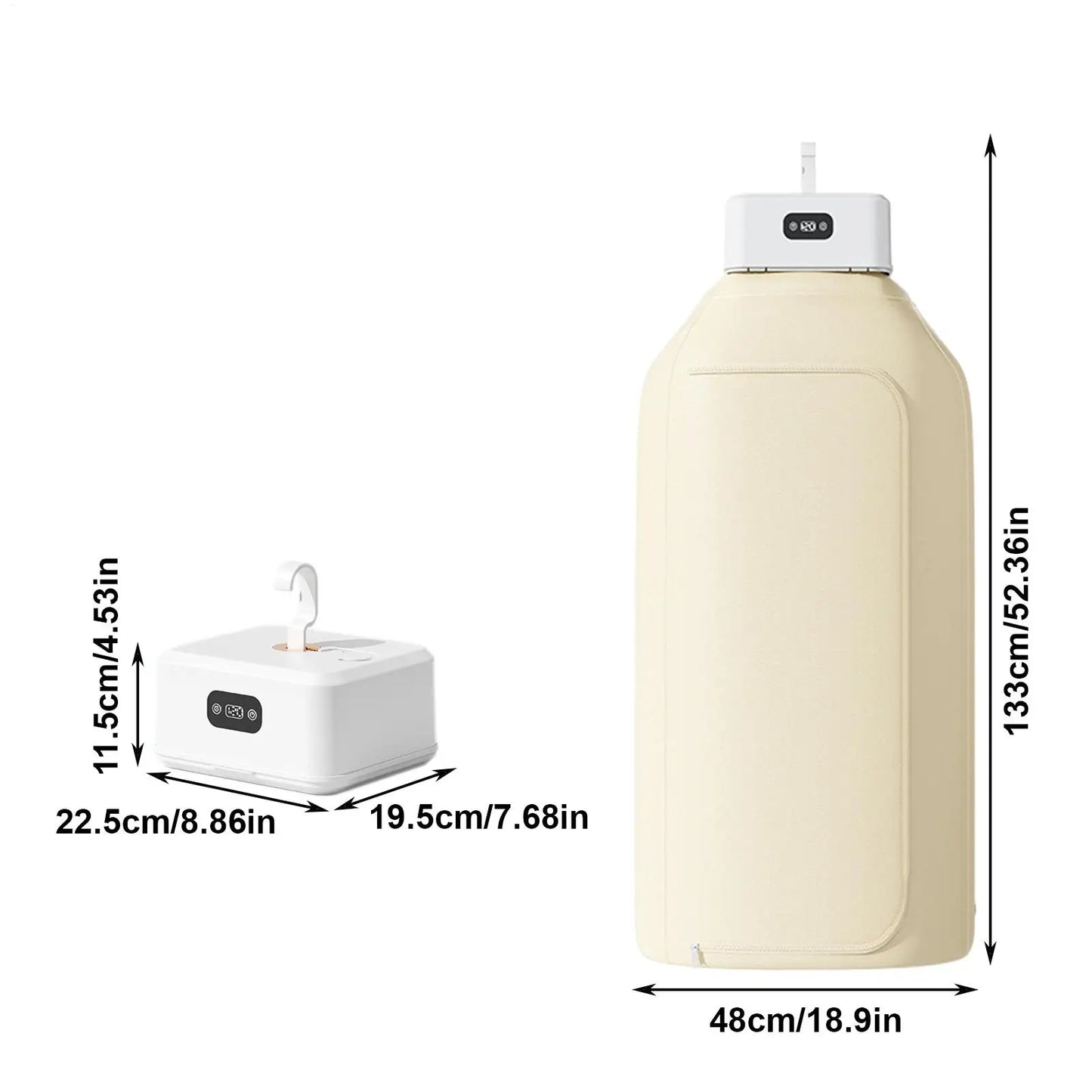 Portable Electric Clothes Dryer – Foldable Space-Saving Stand - EverGrowMarkeplace