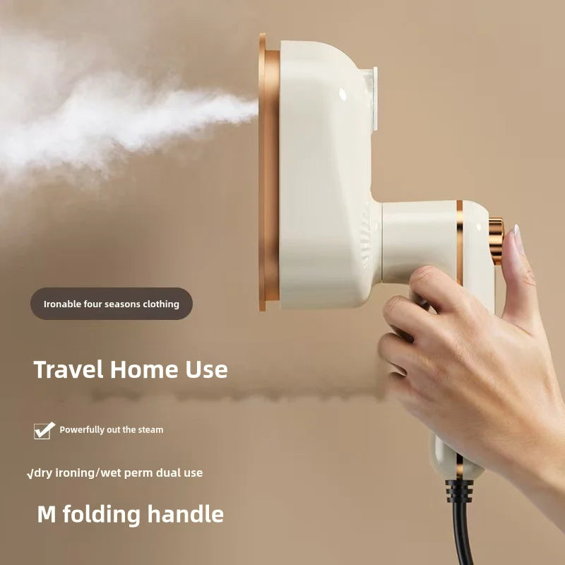 Mini Handheld Steam Iron – Portable Flat & Hanging Use - EverGrowMarkeplace