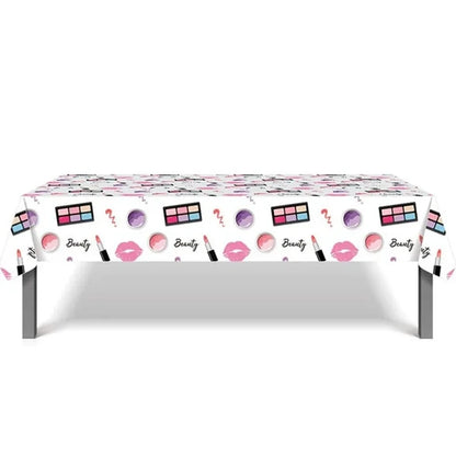 Spa Makeup Party Disposable Tableware Set for Events - EverGrowMarkeplace