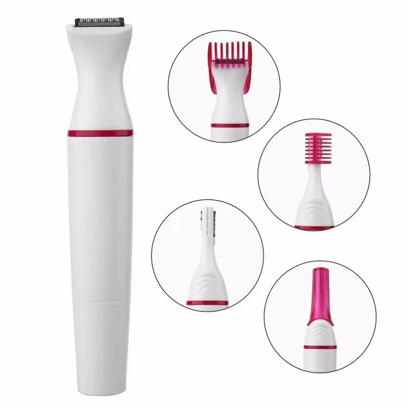 5-in-1 Rechargeable Women’s Epilator & Shaver Set