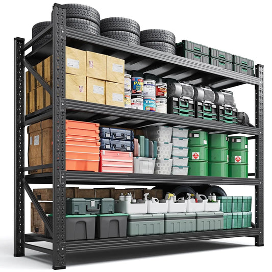Heavy Duty Metal Garage Storage Shelving Unit 4-Tier