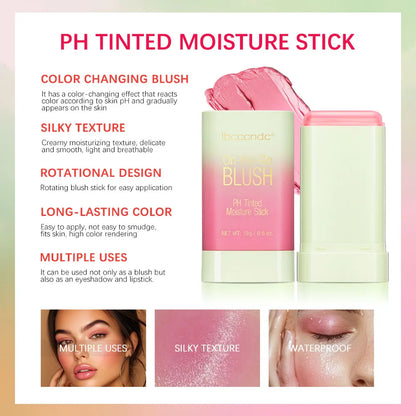 3-in-1 Tinted Moisture Stick for Cheeks, Lips and Eyes - EverGrowMarkeplace