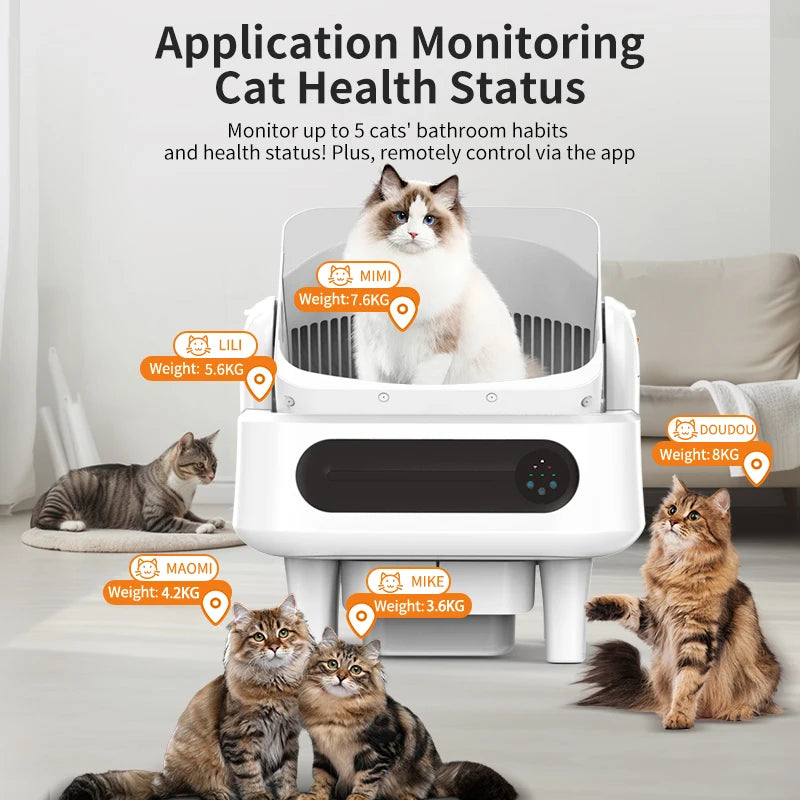 Self-Cleaning Automatic Cat Litter Box – Smart Semi-Closed Design