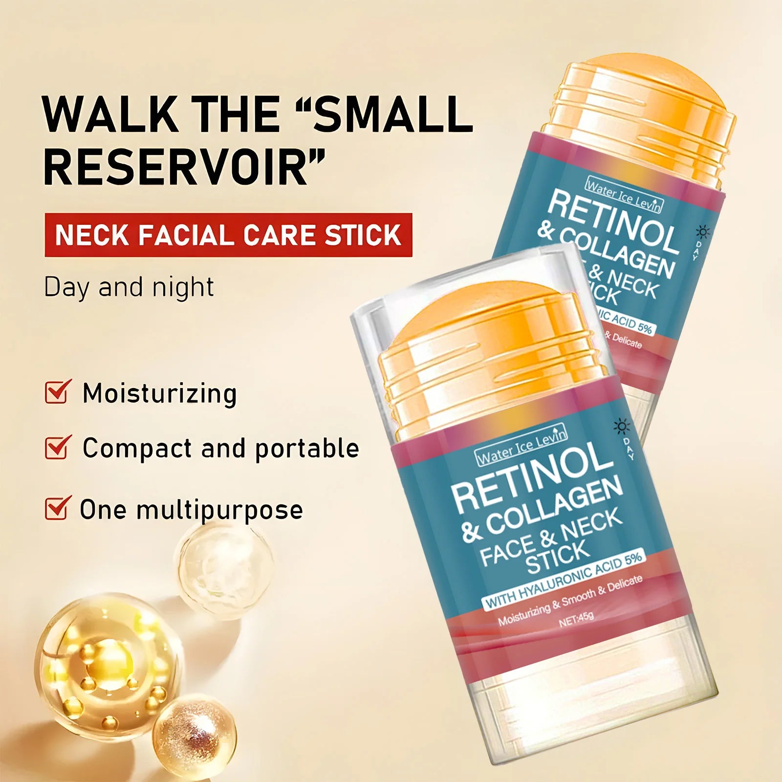 Retinol Firming Face Cream Stick For Smoother Skin - EverGrowMarkeplace