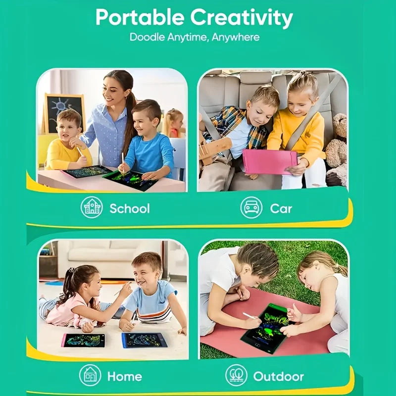 8.5" LCD Writing Tablet For Kids – Portable Drawing Pad