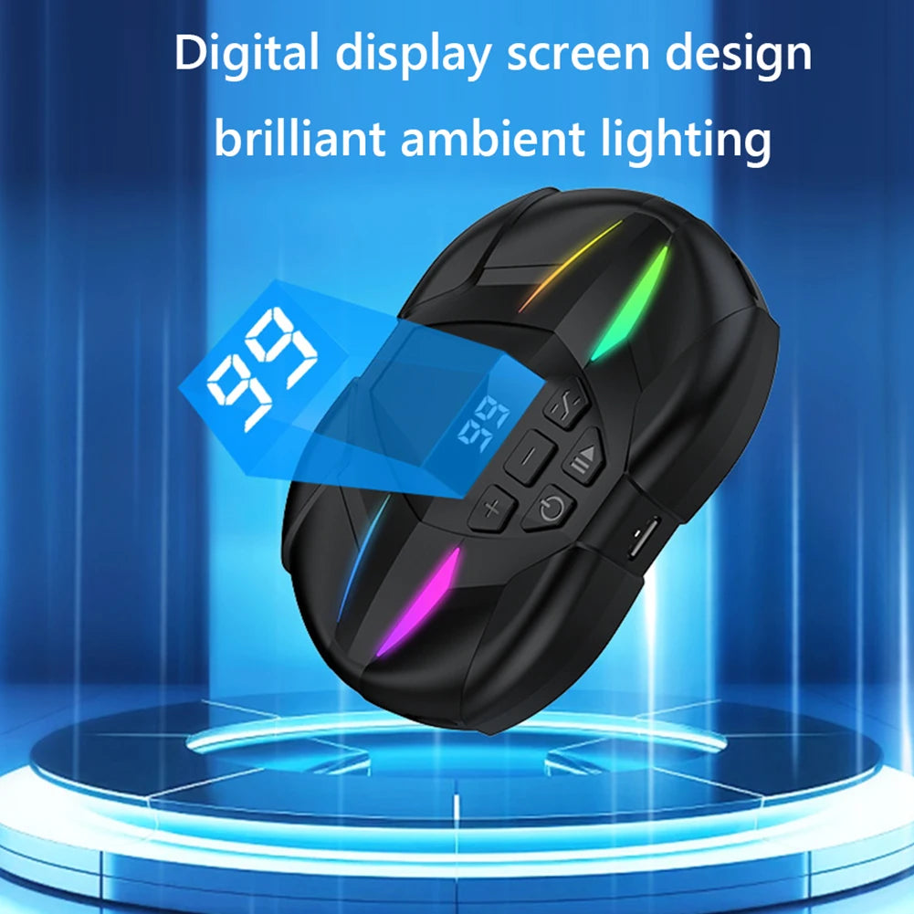 Phone Auto Clicker With Digital Display – Silent RGB Tapping