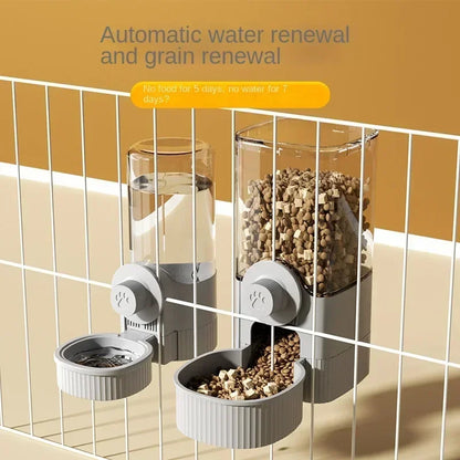 Hanging Automatic Pet Water Feeder Bowl For Cages