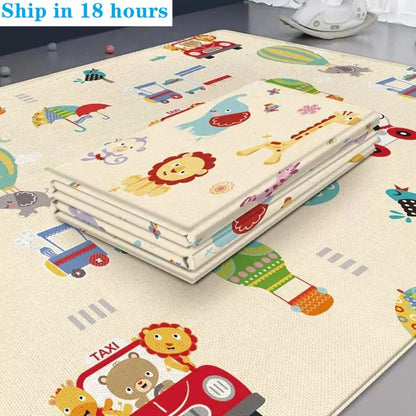 Foldable XPE Baby Play Mat 180 x 100 cm – Soft & Waterproof - EverGrowMarkeplace