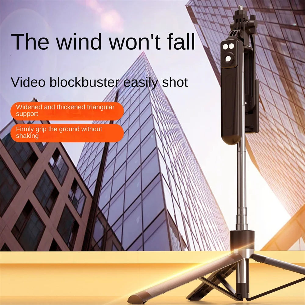 Bluetooth Selfie Stick Tripod with Light and Remote - EverGrowMarkeplace