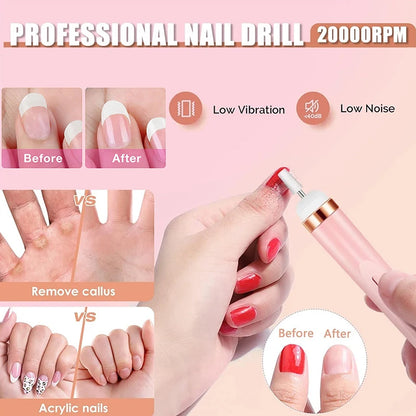 Rechargeable Electric Nail Drill Kit – 5-in-1 Cordless - EverGrowMarkeplace