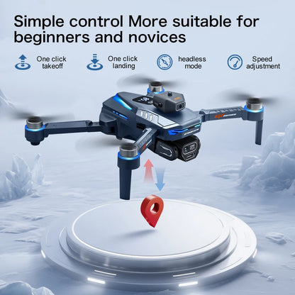 8K FPV Camera Drone With Screen Remote And Obstacle Avoidance