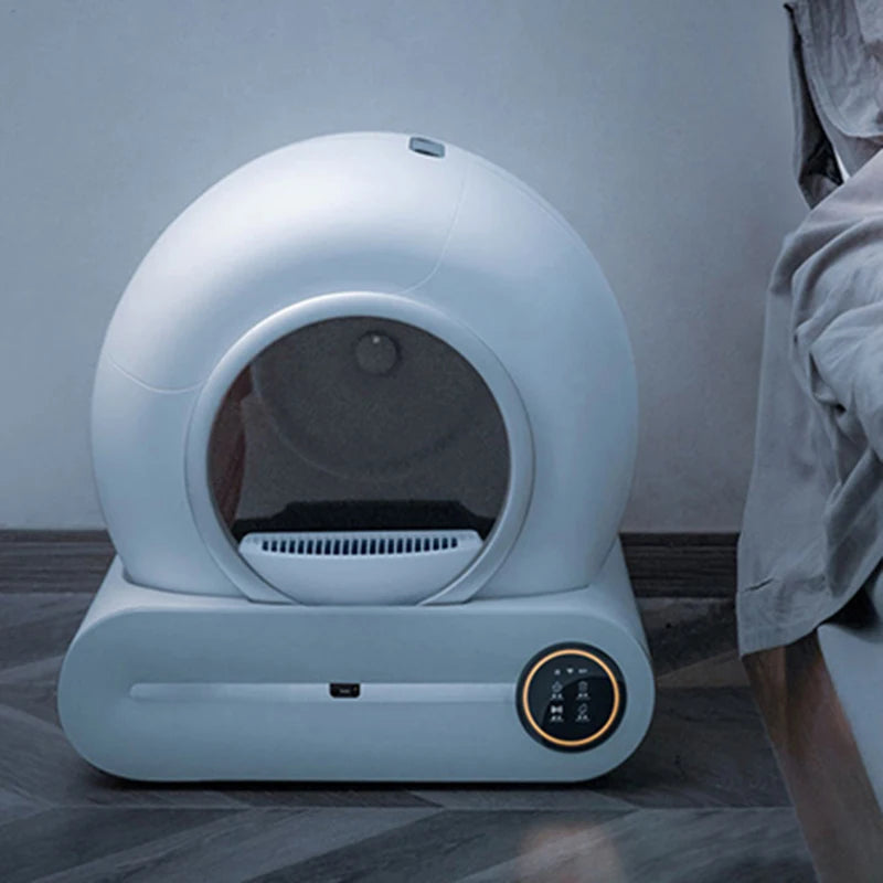 Automatic Self-Cleaning Cat Litter Box with App Control