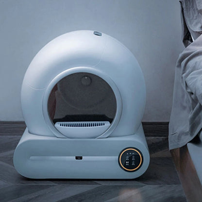 Automatic Self-Cleaning Cat Litter Box with App Control