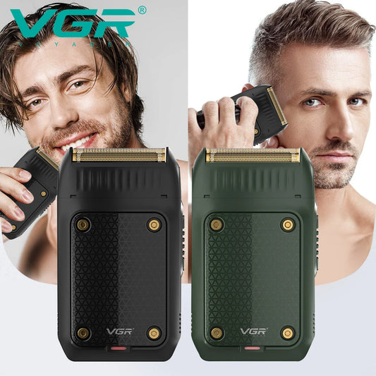 USB Rechargeable Beard Trimmer Electric Shaver for Men